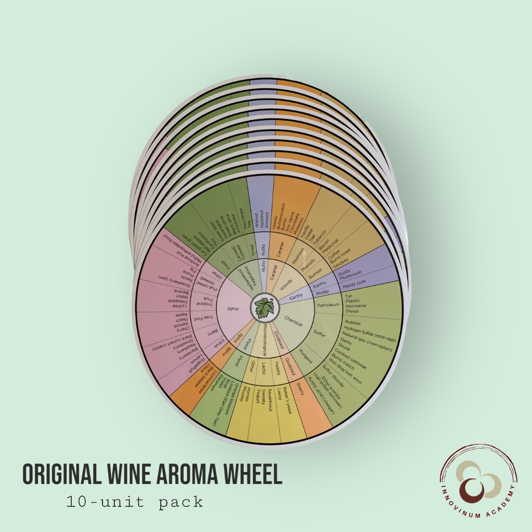  photo of 10 wine aroma wheels