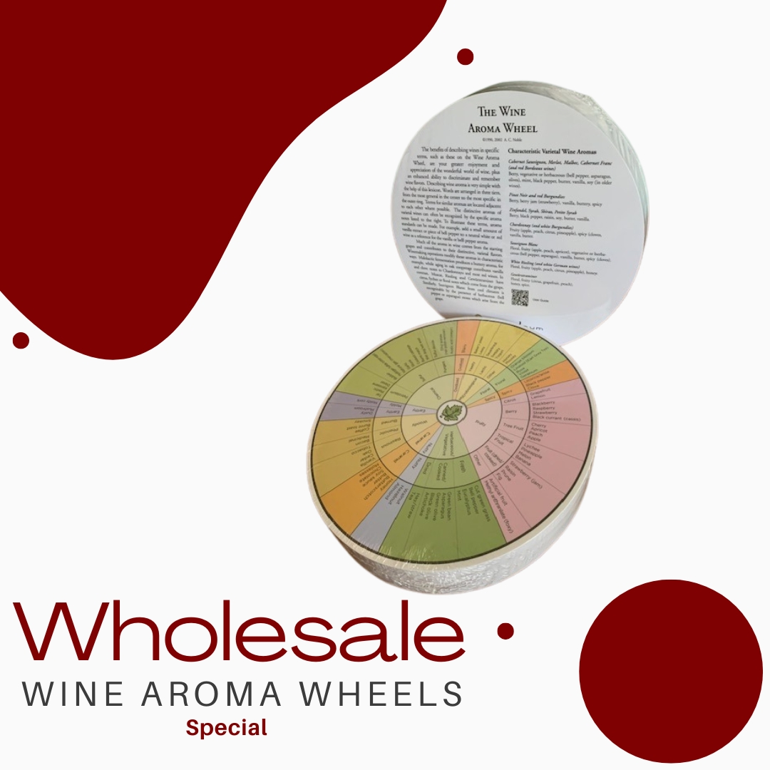 Photo of wine aroma wheel packs